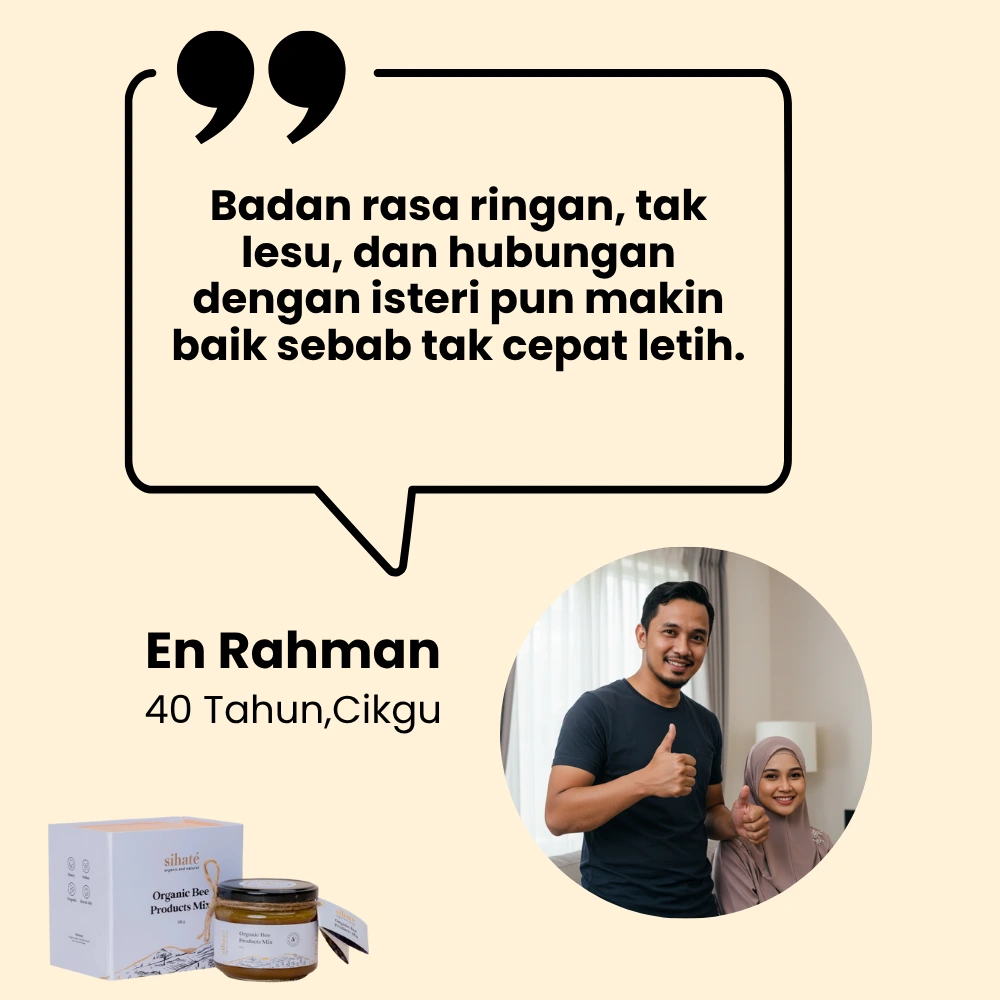 Madu Lebah Asli Sihaté & Organic Bee Product Mix